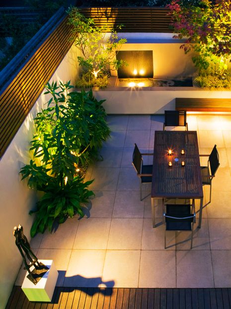 outdoor lighting installations in derbyshire